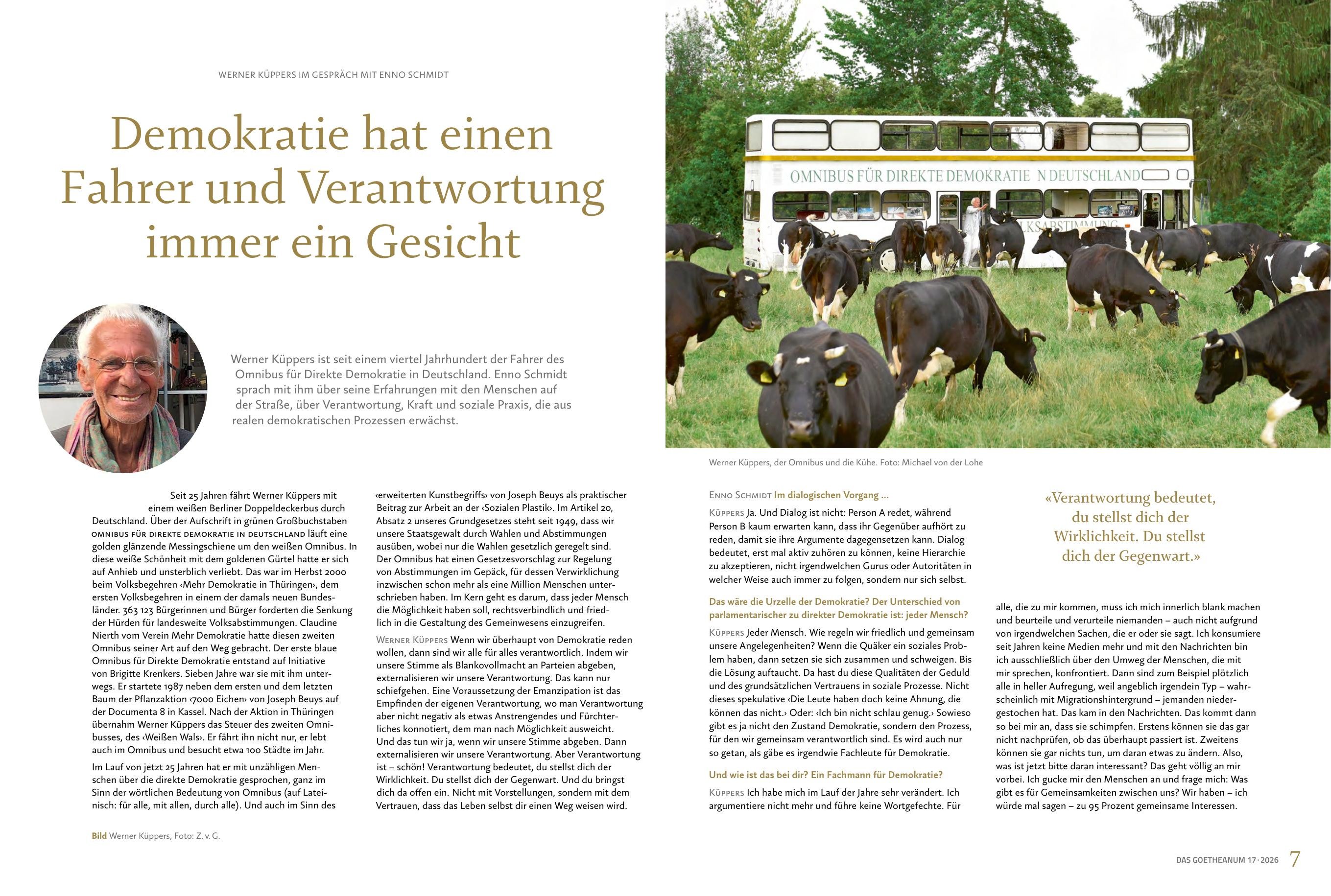 Ausgabe 17 – Omnibus · «Demokratie hat einen Fahrer»